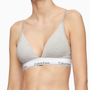 NWOT Calvin Klein Lightly Lined Triangle Bralette
